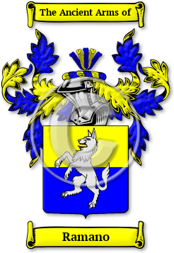 Ramano Family Crest Download (JPG) Legacy Series - 600 DPI