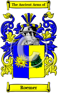Roemer Family Crest/Coat of Arms