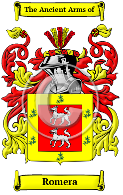Romera Family Crest/Coat of Arms