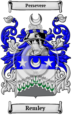 Remley Family Crest/Coat of Arms