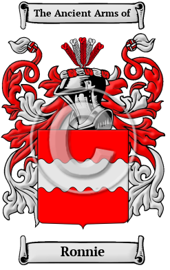 Ronnie Family Crest/Coat of Arms