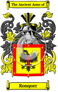 Ronquer Family Crest/Coat of Arms