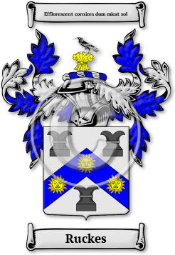 Ruckes Family Crest Download (jpg) Legacy Series - 150 DPI