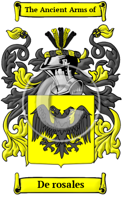 De rosales Family Crest/Coat of Arms