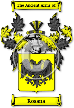Rosana Family Crest Download (jpg) Legacy Series - 150 DPI