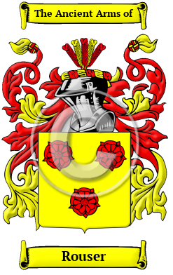 Rouser Family Crest/Coat of Arms