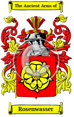Rosenwasser Family Crest/Coat of Arms