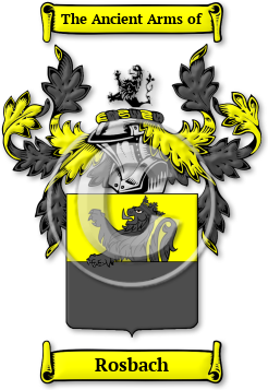 Rosbach Family Crest Download (jpg) Legacy Series - 150 DPI