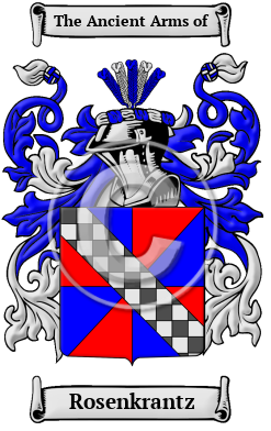 Rosenkrantz Family Crest/Coat of Arms