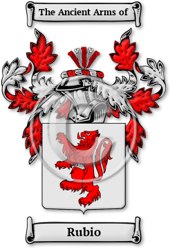 Rubio Family Crest Download (jpg) Legacy Series - 150 DPI