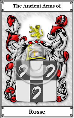 Rosse Family Crest Download (JPG)  Book Plated - 150 DPI