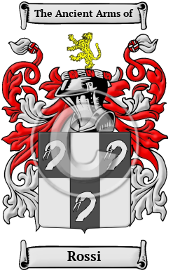 Rossi Family Crest/Coat of Arms