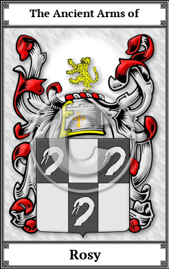 Rosy Family Crest Download (JPG)  Book Plated - 150 DPI