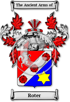 Roter Family Crest Download (jpg) Legacy Series - 150 DPI