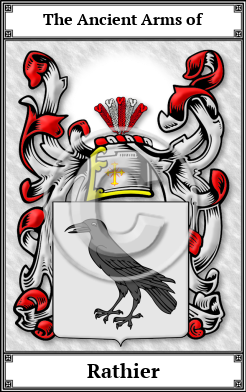 Rathier Family Crest Download (JPG) Book Plated - 600 DPI