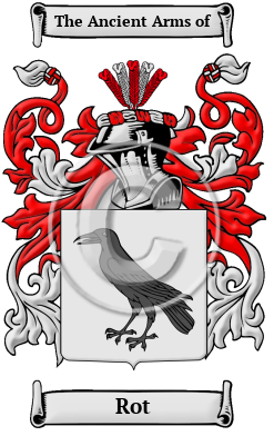 Rot Family Crest/Coat of Arms