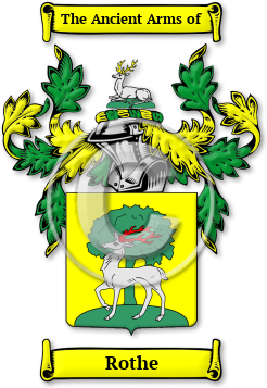 Rothe Family Crest Download (JPG) Legacy Series - 600 DPI
