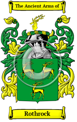 Rothrock Family Crest/Coat of Arms