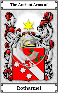 Rotharmel Family Crest Download (JPG)  Book Plated - 150 DPI