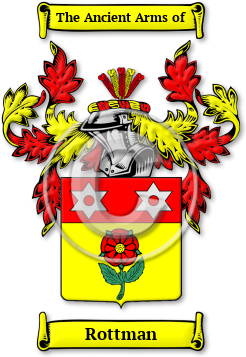Rottman Family Crest Download (jpg) Legacy Series - 150 DPI