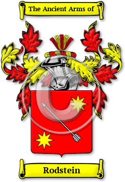 Rodstein Family Crest Download (jpg) Legacy Series - 150 DPI