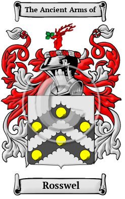Rosswel Family Crest/Coat of Arms