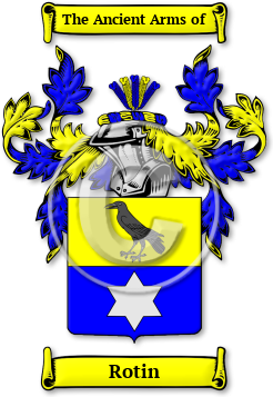 Rotin Family Crest Download (JPG) Legacy Series - 600 DPI