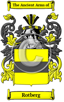 Rotberg Family Crest/Coat of Arms