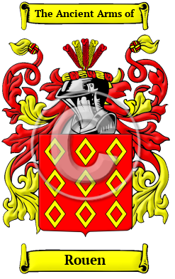 Rouen Family Crest/Coat of Arms