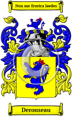 Derouseau Family Crest/Coat of Arms