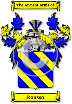 Rousso Family Crest Download (jpg) Legacy Series - 150 DPI