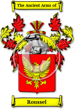 Roussel Family Crest Download (jpg) Legacy Series - 150 DPI