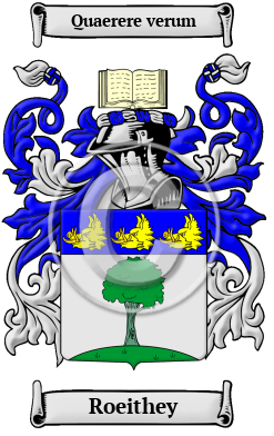 Roeithey Family Crest/Coat of Arms