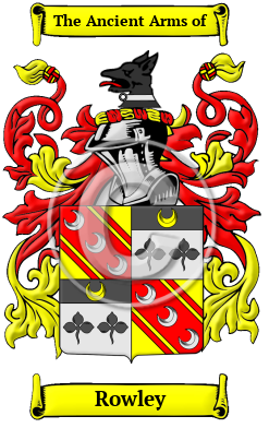 Rowley Family Crest/Coat of Arms