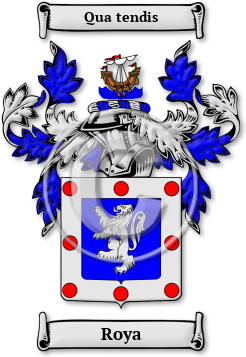 Roya Family Crest Download (JPG) Legacy Series - 300 DPI