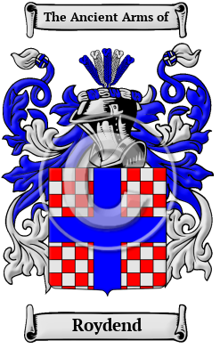 Roydend Family Crest/Coat of Arms