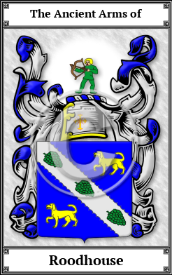 Roodhouse Family Crest Download (JPG)  Book Plated - 150 DPI