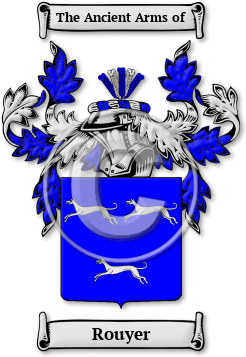 Rouyer Family Crest Download (JPG) Legacy Series - 600 DPI