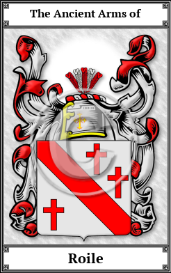 Roile Family Crest Download (JPG)  Book Plated - 150 DPI