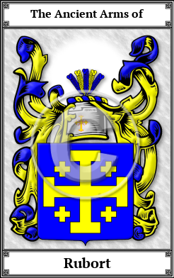 Rubort Family Crest Download (JPG)  Book Plated - 150 DPI