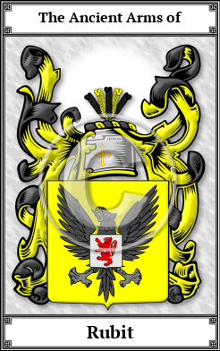 Rubit Family Crest Download (JPG)  Book Plated - 150 DPI