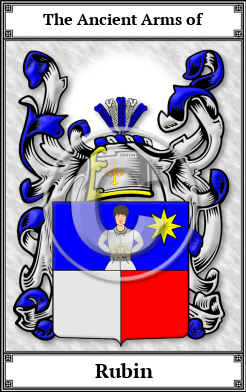 Rubin Family Crest Download (JPG)  Book Plated - 150 DPI