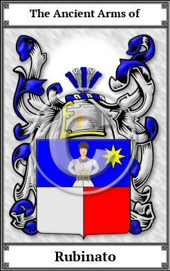 Rubinato Family Crest Download (JPG) Book Plated - 600 DPI