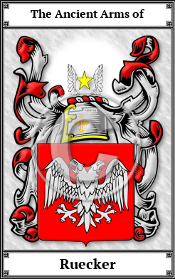 Ruecker Family Crest Download (JPG)  Book Plated - 150 DPI