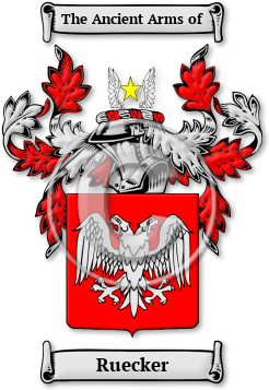 Ruecker Family Crest Download (jpg) Legacy Series - 150 DPI
