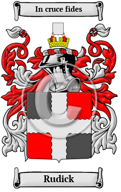 Rudick Family Crest/Coat of Arms