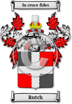 Rutch Family Crest Download (JPG) Legacy Series - 600 DPI
