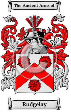 Rudgelay Family Crest/Coat of Arms