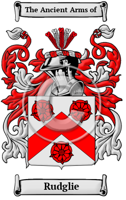 Rudglie Family Crest/Coat of Arms