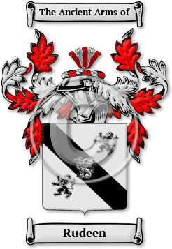 Rudeen Family Crest Download (jpg) Legacy Series - 150 DPI